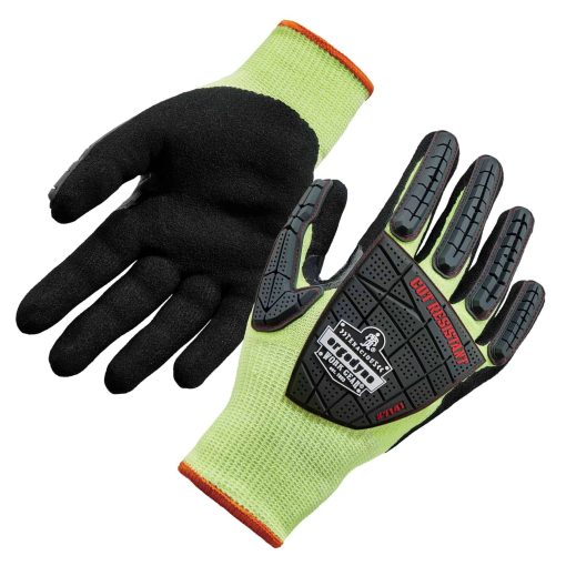 Guantes resistentes a cortes con recubrimiento de nitrilo de alta visibilidad ProFlex ® 7141