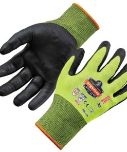 ProFlex ® 7022 Guantes resistentes a cortes con recubrimiento de nitrilo de alta visibilidad