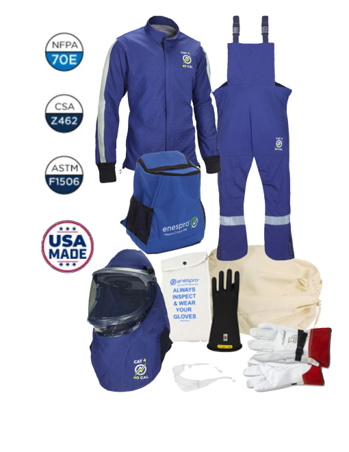 KIT DE PROTECCION CONTRA ARC FLASH ENESPRO® AGP 40 CAL