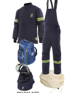 KIT DE PROTECCION CONTRA ARC FLASH ENESPRO® AIRLITE ASCEND™ 40 CAL CON CAPO ABATIBLE